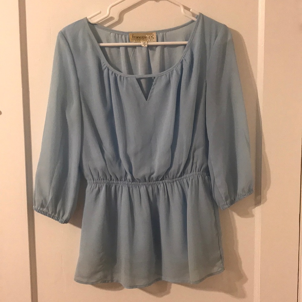 Francesca’s Light Blue Top